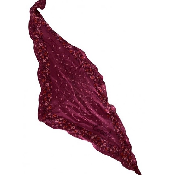 Coach silk scarf - Picture 1 of 9